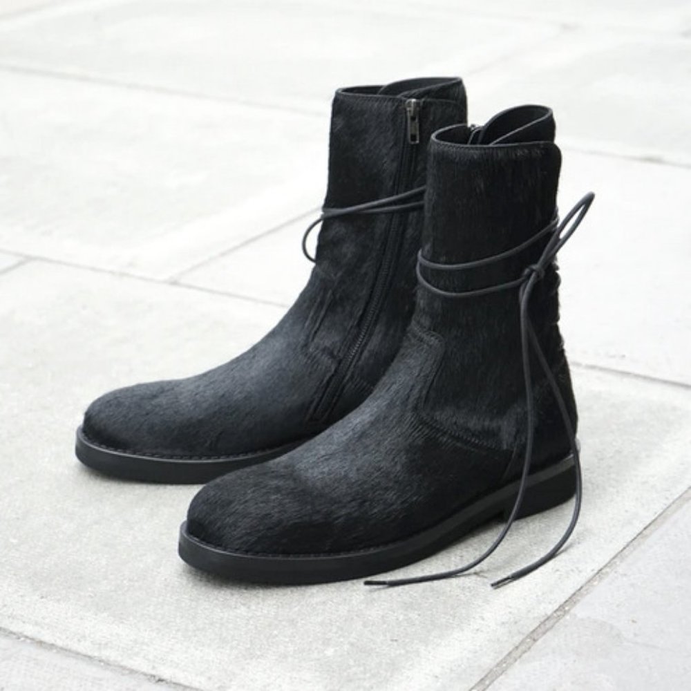 SALE -Did I mention these are RARE! CHIRO NERO CALF HAIR - SZ 42 - Men's Boots - Picture 1 of 9